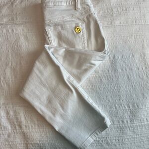 Michael Kors White Cropped Skinny Jeans